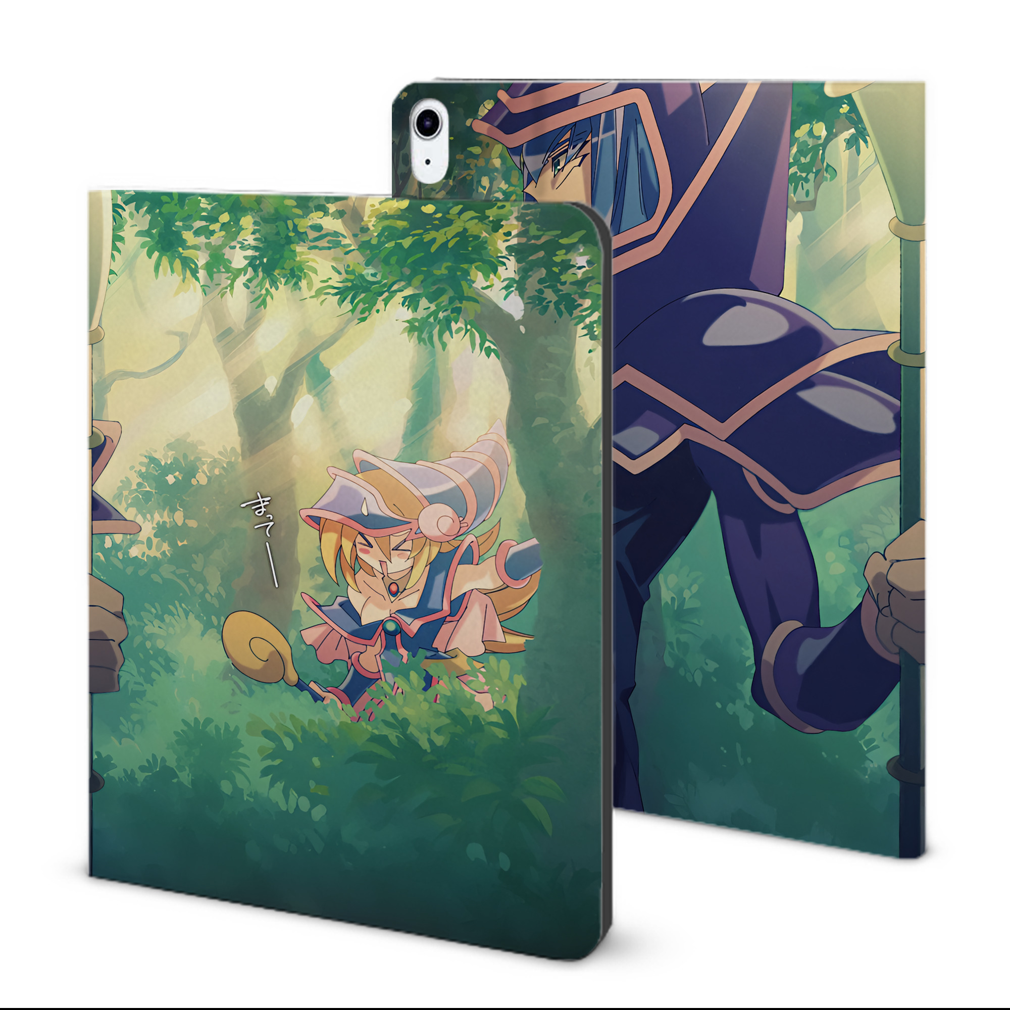 （画像用） 遊☆戯☆王 Yu-Gi-Oh! IPad ケース ブック型 PUレザー TPU 耐衝撃 軽量 薄型 ペン収納なし 全面保護 IPad 各モデル対応